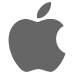 gray apple logo 